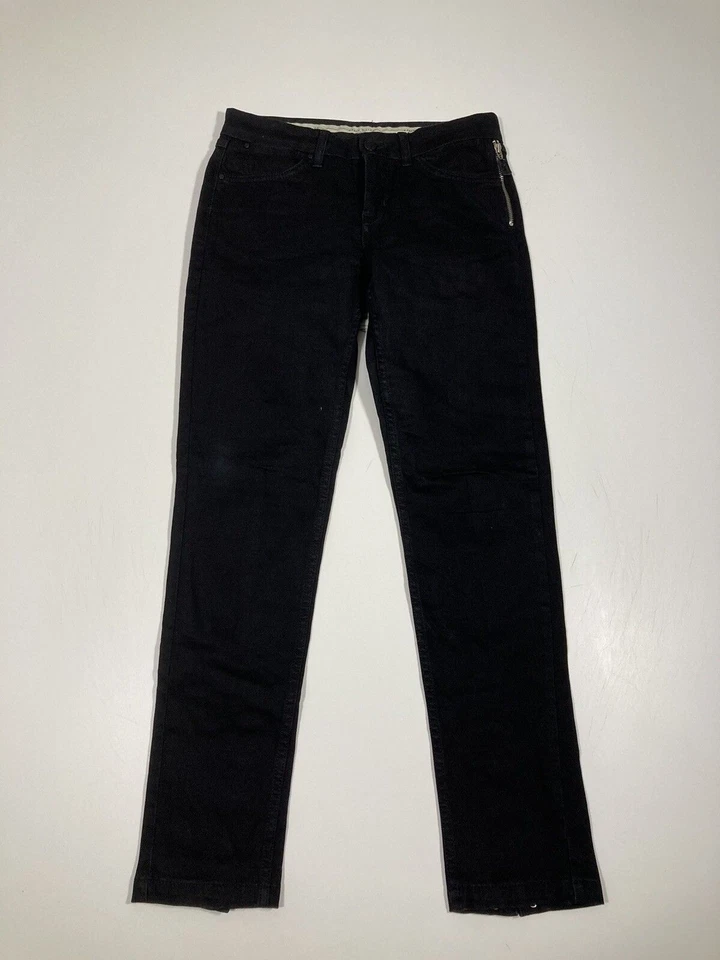 Pantalones de mezclilla KAREN MILLEN SKINNY FIT - UK10 W28 L30 - negros - excelente estado - para mujer” Foto 1 de 4