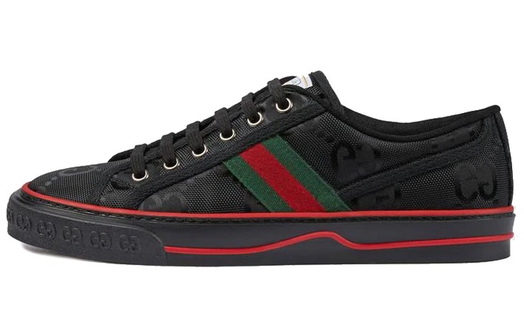 Preços baixos em Gucci Tennis 1977 Off the Grid Low Black | eBay