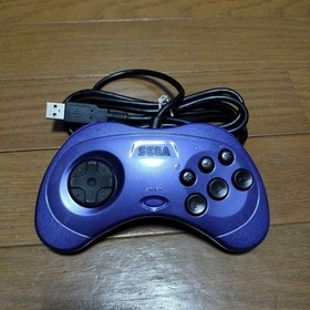 Sega Saturn Controller Metallic Blue Usb Connection For Pc JPN Limited Edition R