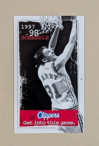 1997-98 Los Angeles Clippers Basketball Pocket Schedule NBA 🏀🏀 - Picture 1 of 2