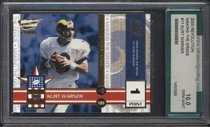 2000 Pacific Revolution Kurt Warner AGS 10 Gem Mint Making the Grade 1 Point #17 - Bild 1 von 2