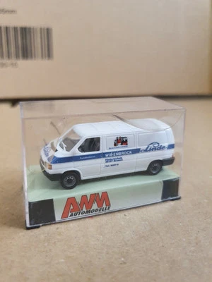 Modellautos 1:87 AWM Automodelle VW T4 LINDE Willenbrock OVP u Unbespielt !!! - Bild 1 von 4