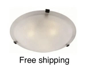 Bel Air Lighting12 in. 2-Light Oil Rubbed Bronze Flush Mount Ceiling Light - Picture 1 of 4