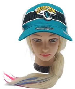 Jacksonville Jaguars NFL New Era Banded Team 39THIRTY Elastizado Flex Sombrero L/XL Verde azulado - Imagen 1 de 9