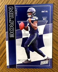 2025 Panini The National Silver Pack JALEN MILROE RC #'d /399 SP Seahawks Rookie - Picture 1 of 2