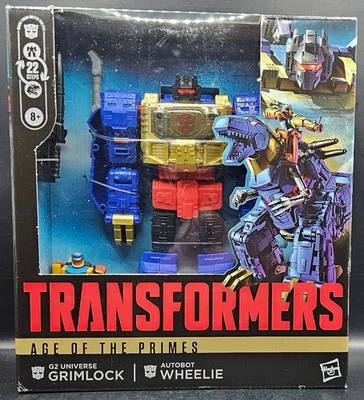 Transformers Age of the Primes Leader Class G2 Universe Grimlock & Wheelie Neu - Bild 1 von 4