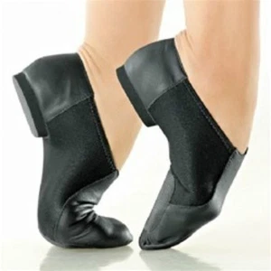 So Danca JZ43 Black Women's Size 10 (Fits 9.5) Medium Leather Slip On Jazz Shoe - Picture 1 of 1