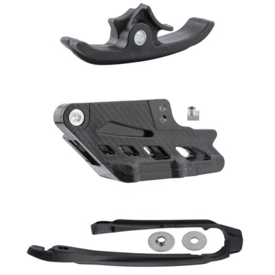 For HUSQVARNA GASGAS KTM 150 250 300 500 SX Chain Guide and Slider Kit Black - Image 1 of 4