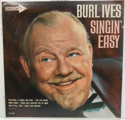 Vintage - Burl Ives - Singin' Easy - Vinyl LP Record - Decca - Image 1 of 2