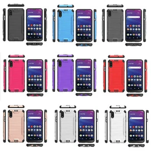 Slim Brushed Hybrid Case Phone Cover For TCL A2X A2 X A508DL  - Picture 1 of 10