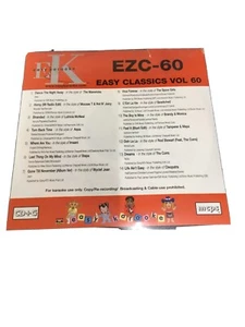Easy Karaoke Easy Classics EZC 60 No Cover - Picture 1 of 3