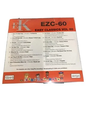 Easy Karaoke Easy Classics EZC 60 No Cover - Image 1 of 3