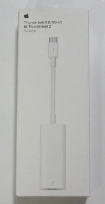 Genuine Apple Thunderbolt 3 (USB-C) to Thunderbolt 2 Adapter - Image 1 of 2