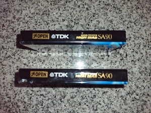 Cinta de casete sellada TDK SA 90. NUEVO - Imagen 1 de 5