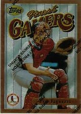 1996 Finest St. Louis Cardinals Baseball Card #B53 Tom Pagnozzi B
