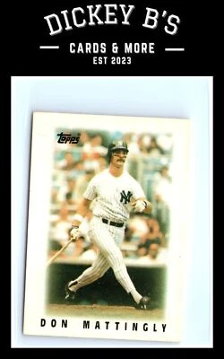 1986 Topps Major League Leaders Minis #28 Don Mattingly New York Yankees - Image 1 of 2