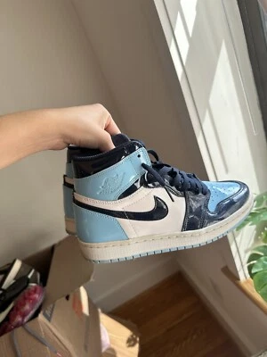 Talla 7.5 - Air Jordan 1 Retro OG Alto Azul Chill W Foto 1 de 4