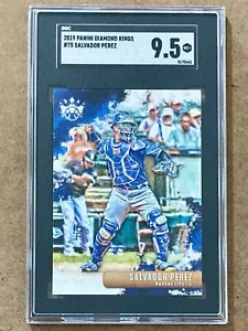 2019 Panini Diamond Kings #75 Salvador Perez SGC 9.5 Mint+ - Picture 1 of 2
