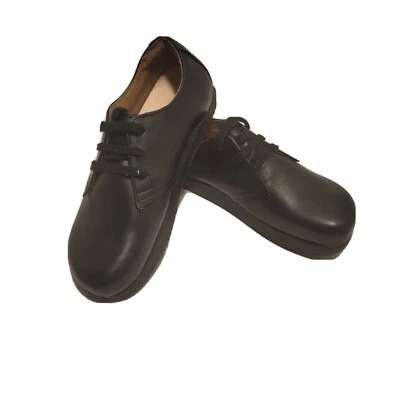 Kalso Earth Faroe Lokah Black Leather Size 7.5 US Womens Negative Heel Shoes - Image 1 of 4