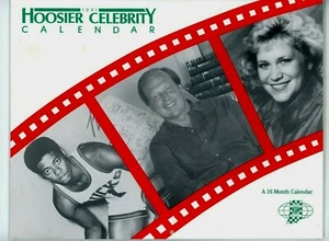 1991 Hoosier Celebrity Calendar Larry Bird Oscar Robertson Jim Davis - Picture 1 of 12