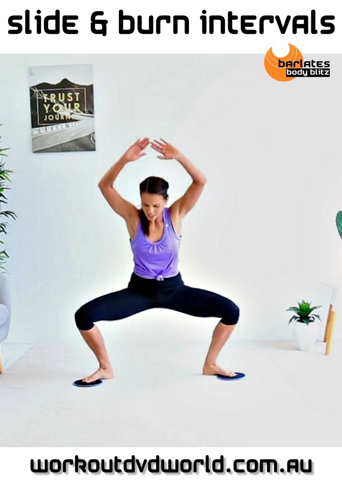Gliding Disc Sliders DVD - Barlates Body Blitz SLIDE AND BURN Intervals! - Image 1 of 1