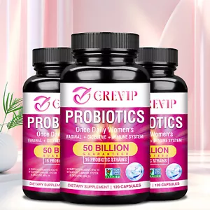 Probiotics 50 Billion - Digestive Support, Gastrointestinal Health - Prebiotic - Picture 1 of 11