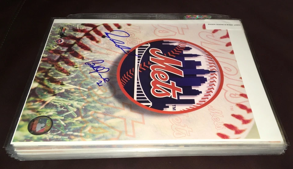 (56) LOTE DE FOTOS 8X10 FIRMADAS AUTOGRAFIADAS BÉISBOL NEW YORK METS BILLY WAGNER Foto 1 de 1