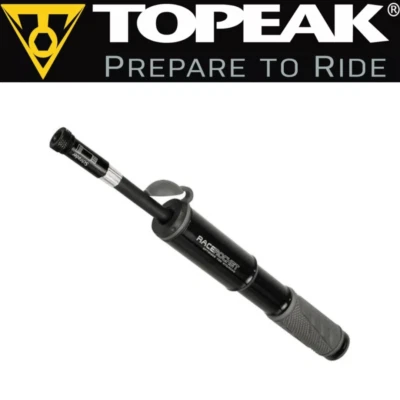 Topeak TRR-2B Race Rocket Mini Bike Pump W/Smarthead & Core Tool, Black - Image 1 of 2