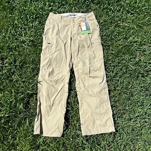 LL Bean Vista Trekking Bottoms Women Size 2 Tan New with Tags Hiking Camping - Picture 1 of 10