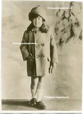 G1089 Foto 1928 Mode - Fotografie Junge Kind Winter - Mantel Kamelhaar Kleidung