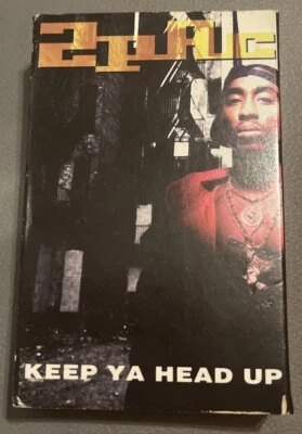 2Pac Tupac Keep Ya Head Up (1993 Interscope Records) Cassette single Vintage - Image 1 of 2