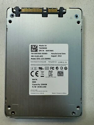 DELL XFJWX LCS-256M6S 256GB 6Gb/s SATA 2.5" SSD - Image 1 of 4