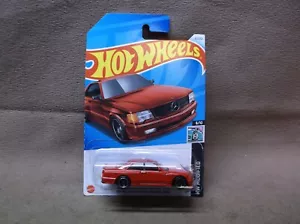HOT WHEELS 2024 #82 RED 1989 89 MERCEDES BENZ 560 SEC AMG LUXURY SPORT CRUISER - Picture 1 of 3