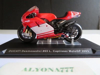 1/24 Ixo Ducati LORIS CAPIROSSI 2003 MotoGP Motorcycle 1:24 Altaya / IXO *Rare* - Image 1 of 4