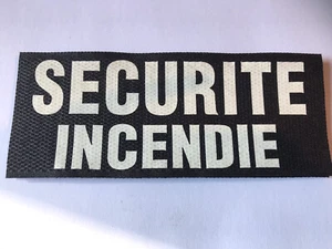 Bande Scratch Poitrine Sécurité Incendie Blanc Et NOIR 10 Cm Environ - Bild 1 von 3