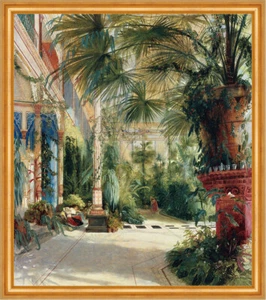 The Interior of the Palm House Carl Blechen Palmen Wintergarten B A2 00954 - Bild 1 von 1