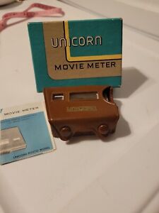 Vintage UNICORN Photo Works Movie Meter Box and Case Film Camera Lighting Japan