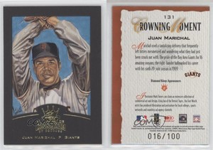2002 Donruss Diamond Kings Gold Foil /100 Juan Marichal #131 HOF