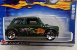 Hot Wheels Mini Cooper #200 Green Hot Wheels Collectors.com Diecast Car 1/64 - Picture 1 of 2