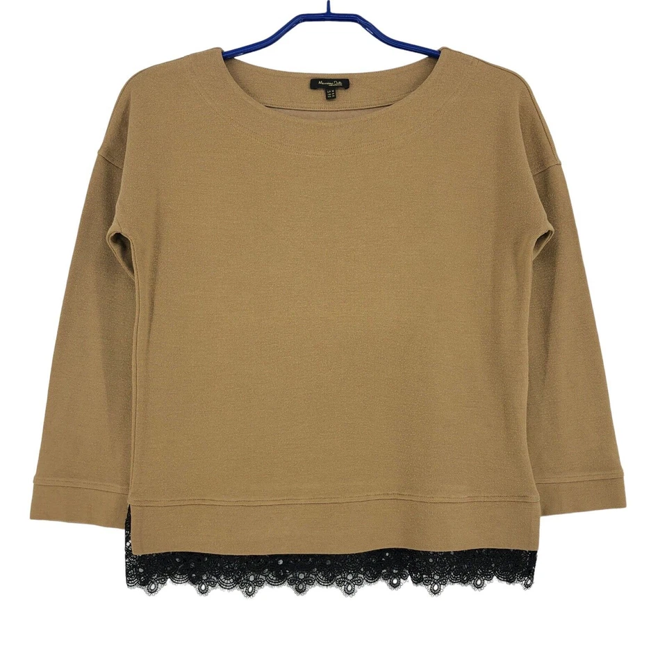 MASSIMO DUTTI Damen Rundhals Pullover Oberteil Größe XS - Bild 1 von 4