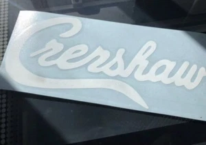 Crenshaw Vinyl Die Cut Car Decal - LA SoCal Life - West Coast - Picture 1 of 2