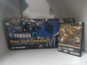 MOTO GP 2 & NEW YAMAHA MOTOR SPORTS CONTROLLER FOR PS2 PLAYSTATION 2 ##T37 - Picture 1 of 2