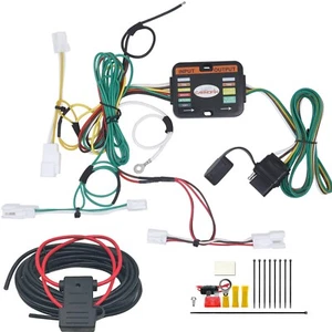 Custom T-connector 4 Way Flat Trailer Wiring Harness for 2015-2021 Toyota Sienna - Picture 1 of 7