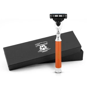 3 Edge Razor for Men, Women's Razor, Smart Grip Mens Razor, Face Razor Orange - Picture 1 of 8