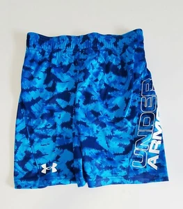 Under Armour Little Boys Murk Microboost Logo Shorts Electric Blue Sz 4 - NWT - Picture 1 of 1