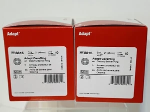 2 BOXES Hollister 8815 Adapt CeraRing 2" Ostomy Barrier Rings 2BX/10EA Ex2030/02 - Picture 1 of 5