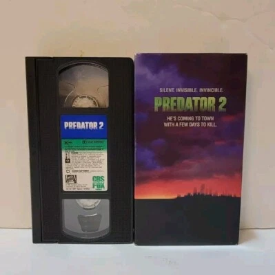 PREDATOR 2 DANNY GLOVER SCI-FI ACTION HORROR VHS CBS FOX 1991 LOS ANGELES GANGS Foto 1 de 2