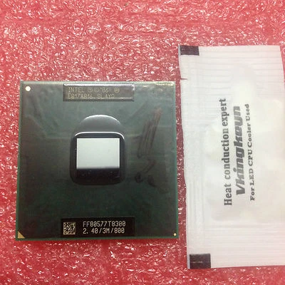 Intel Core 2 Duo Mobile T8300 2.4GHz 3MB 800MHz Socket P SLAYQ CPU Processor - Image 1 of 2