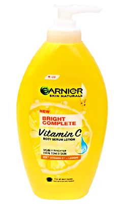 Garnier serum body lotion Vitamin C + LEMON 400ml New Bright Complete clear skin - Image 1 of 4