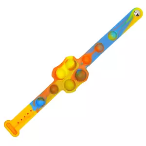 Mini pulsera Push It Pop burbuja naranja verde naranja calmante para niños - Imagen 1 de 2